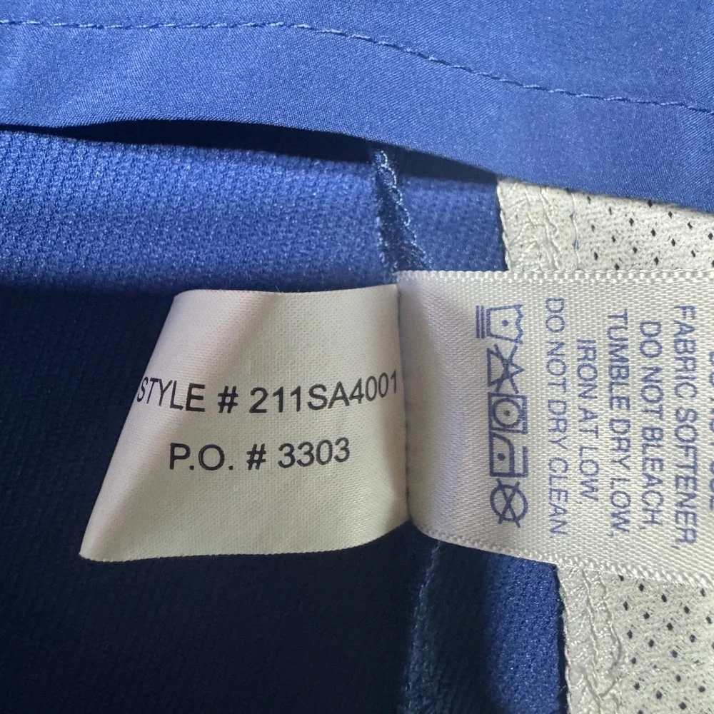 Stitch Golf Vest Mens Large Blue Full Zip SWS Weather System 211SA Performance